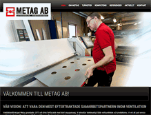 Tablet Screenshot of metag.se